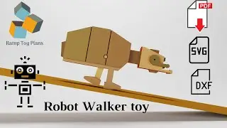 DIY Robot Ramp walker TOY Patterns and Assembly guide