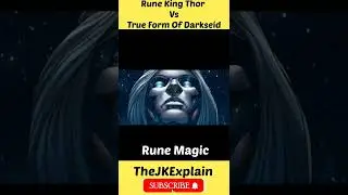 Rune King Thor Vs True Form Of Darkseid death battle 🔥🔥 #shorts #thejkexplain #whowouldwin