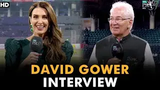 David Gower Interview with Erin Holland | Multan vs Peshawar | Match 16 | HBL PSL 7 | ML2G