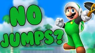 Is It Possible To Beat Newer Super Mario Bros. Wii WITHOUT JUMPING?