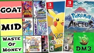 Ranking EVERY Pok&eacute;mon MAIN SERIES Games (Gens 1-9)