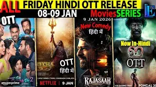 FRIDAY New Hindi OTT Release 09-JAN l Raja, Akhanda2, Freedom, Beast, DedePyaarDe2 CrimeMoviesSeries