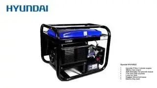 Hyundai HY3100LE Open Frame Electric Start Petrol Generator 360&deg;