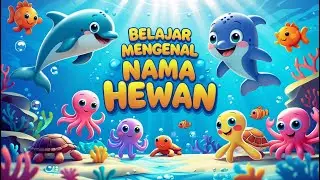 Belajar Mengenal Nama-Nama Hewan Laut, Serangga, Reptil, Ikan Untuk Anak Indonesia-Inggris (371)