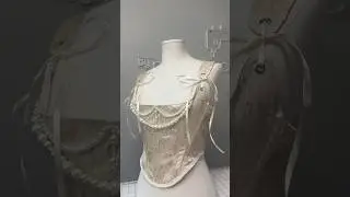 Bridgerton INSPIRED thrift flip #thriftflip #corset #sewing #upcycledfashion#diy #thrifting#thrifted