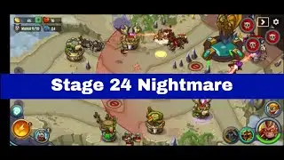World 1 Stage 24 Nightmare King of Defense TD | Level 24 King of defense Nightmare