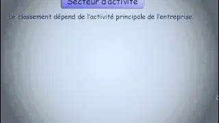 Economie : Métiers du tertiaire et Secteurs d'activité