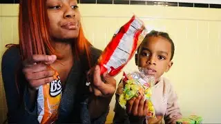 JUNIOR AND I TRIED SOME SNACKS MADE IN ISRAEL & POLISH !!