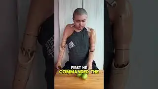 This disabled man use robotic arm to eat apples 🍎