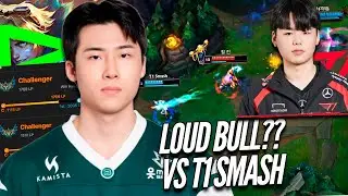 LOUD BULL vs T1 SMASH - NOVO ADC da LOUD no CHALLENGER KR