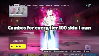 Combos for every Tier 100 skin I own (IB: @Fireninjafn_YT)