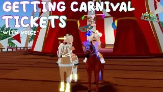 First video! Getting carnival tickets in wild horse islands! ✨🐴