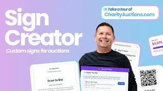 Auction Sign Creator: Create Register-to-Bid Signs for Live Events