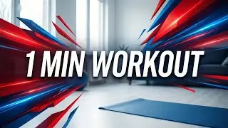 1 Minute Beginner Home Workout | USA Fit Journey