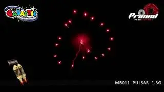 Love Heart Rocket Pulsar By Primed Pyrotechnics - From Galactic Fireworks