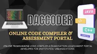 Daccoder.tech- Online Programming code compiler & Coding Exam Assessment Portal for Institutes