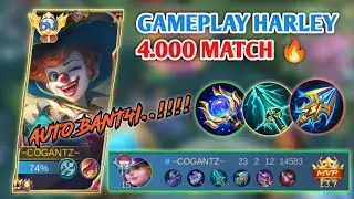 HARLEY 4000 MATCH GAMEPLAY SOLO RANKED 🔥 - Mobile legends #mobilelegends 