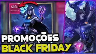 EM BUSCA DA RAVENA !!!  GASTANDO GEMAS NA PROMOÇÃO DE BLACK FRIDAY | INJUSTICE 2 MOBILE
