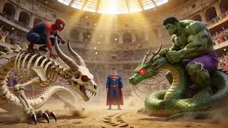🐉🔥SPIDER-MAN Wins The Magic Legendary Rhino Racing Championship   Epic Racing Challenge
