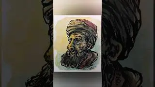 Figure friday #5 - An Arab man - Ink and watercolor #art #watercolor #culture