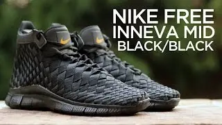 Quick Look: Nike Free Inneva Woven Mid SP - Black