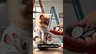 The Cat's Journey From Poverty to Rich #cat #aicat #HappyCatLife #PoorCatToRiches