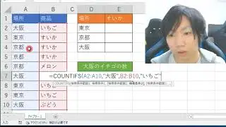 ExcelのCOUNTIFS関数の使い方