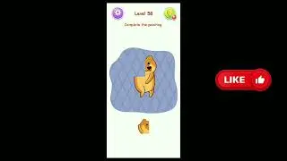 Brain Test: Nurse Story Puzzle Level 58 Complete the painting