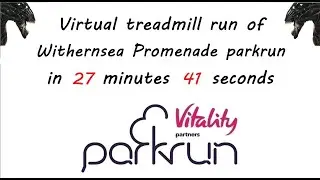 Withernsea Promenade parkrun full virtual Run in 27 Minutes 41 seconds