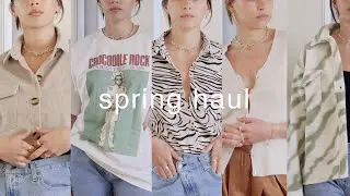 nasty gal spring try on haul