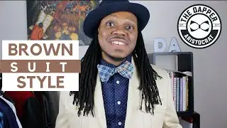 How to Wear a Brown Suit | Brown Suit Style