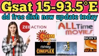 gsat 15 dish setting!! dd free dish new update today@ dd free dish new channel 2024