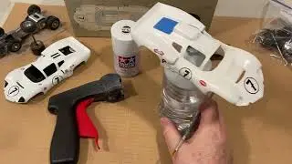 Part 8 Cox 1/24 Scale Chaparral 2D Slot Car Restoration: New Tires & 2nd 2-D painted