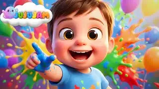 Learn Colors for Kids  | Fun Sing Along Color Song | Baby Learning Video | JUJUJAM