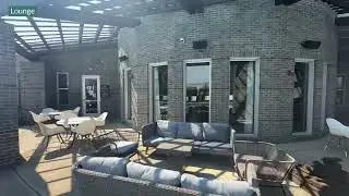 Echo Park at Perry Crossing Pool Area Overview | Luxury Apartments in Plainfield, IN