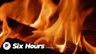 6 Hours of Hypnotic Fire 🔥 Close-Up Cozy Flames 4k