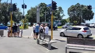 Mission Bay Beach, Auckland NZ January 2018