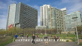 Cloudy Day at Gantry Park NYC￼ | 1 Hour 4K Ambience