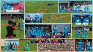 WNPL part 3 League match 7 | Mumbai Rams v/s Lucknow phoenix | Khiladi Gamiing #wcc3 #cricket