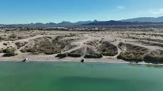 East to west Lake Havasu Island shore line