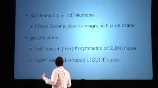 Davide Gaiotto - Topological properties of N=1 SYM