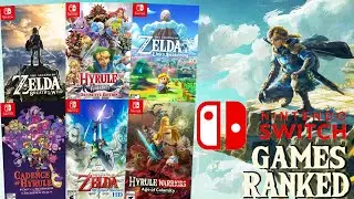 Рейтинг ВСЕХ игр серии Zelda на Switch от ХУДШИХ ДО ЛУЧШИХ (7 лучших игр, включая TOTK)