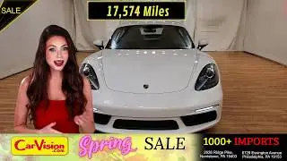 2017 Porsche 718 Cayman NAVIGATION BACKUP CAMERA LEATHER HEATED SEATS BLIN RWD 2D Coupe | CarVis...