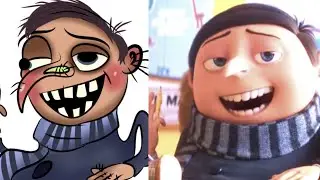the minions rise of gru Drawing meme - the best new animation movie - drawing meme