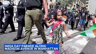 India Day Parade along Madison Avenue in Manhattan
