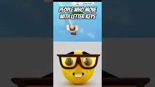 people who move with arrow keys vs letters #roblox #robloxshorts