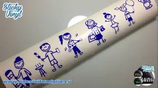 Adesivi Famiglia - Family Stickers by Sticky Vinyl