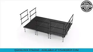 QuickLock Staging Portable Stage System from StageDrop.com