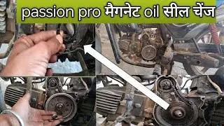 How to repair engine oil leakage passion pro ,splendor plus, cd deluxe