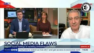 CAA's Stephen Silverman talks to GB News about antisemitism on social media